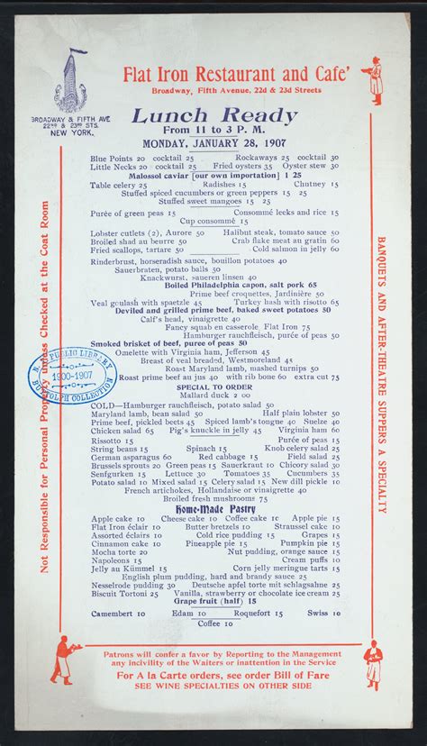 Flat Iron Restaurant And Cafe: Menus: Whats on the menu?