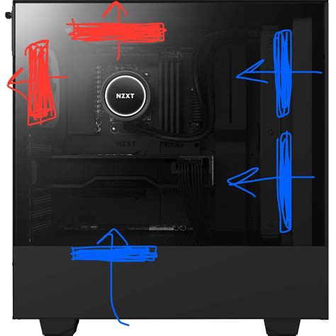 Is this a good direction fan setup for my PC build? (NZXT H510 Flow mid ...