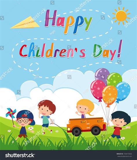 Happy Childrens Day Poster - Jikatabis