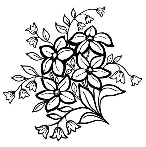 Beautiful Flowers Clipart Black And White - beautifuljulllc