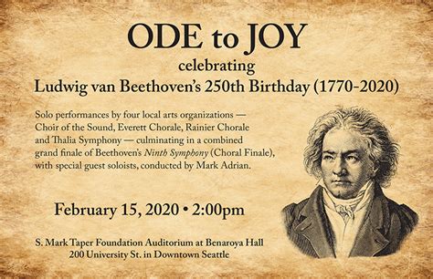 Ode to Joy - concert - Beethoven's Ninth Symphony – Greater Seattle ...