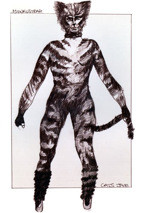 Munkustrap - original costume design, John Napier 1981 | Cats the ...