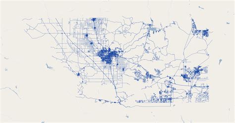 Kern County, CA Road Centerlines | GIS Map Data | Kern County ...