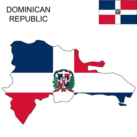 Dominican Republic Flag Map and Meaning | Mappr