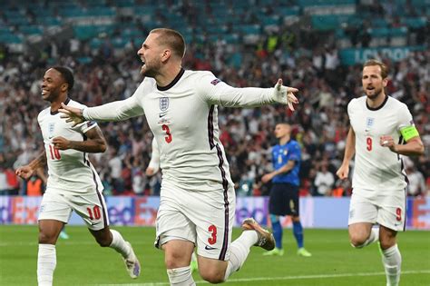 Luke Shaw goal gives England the lead in Euros Final over Italy (Video)