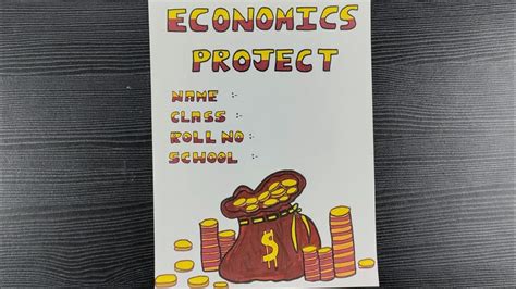 Economics Project Front Page Design // Economics Page Designs // Cover ...