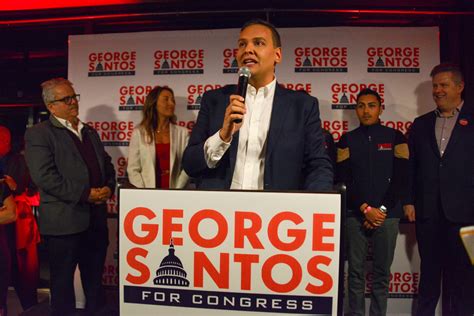 Republican George Santos declares victory in tight Congressional ...