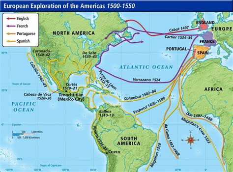 European Exploration of the Americas | European explorers, 7th grade ...