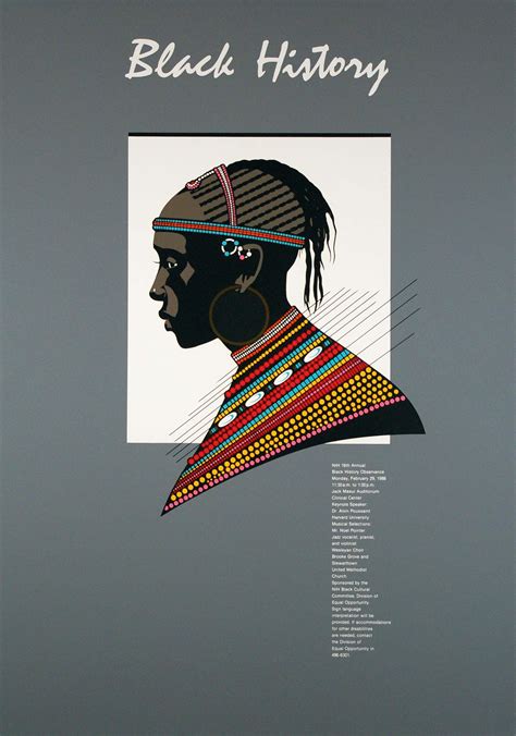 "Black History" poster - Zimmerman Editions, Ltd.