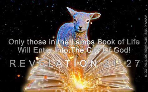 Revelation 21 Verse 27 | Lamb's book of life, Book of life, Revelation ...