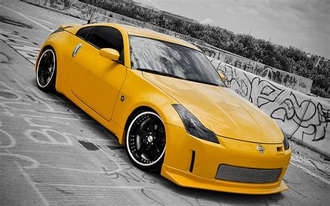 Nissan 350z, carros, auto, car, nissan, 350z, car, yellow, HD wallpaper | Peakpx