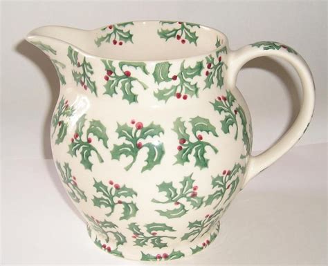 Emma Bridgewater Christmas Holly Sprigs 6 Pint Jug | Emma bridgewater ...