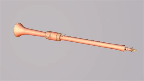 Medieval Music Instrument Alto Shawm 3D Model $12 - .obj .fbx .c4d - Free3D