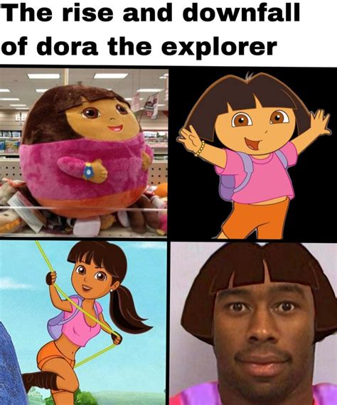 The rise and downfall of dora the explorer : r/memes