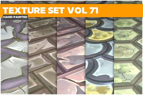 Texture Set Vol.71 Hand Painted Mix | 2D Textures & Materials | Unity ...