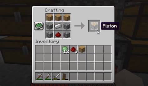 How To Make Sticky Piston: Minecraft Recipe