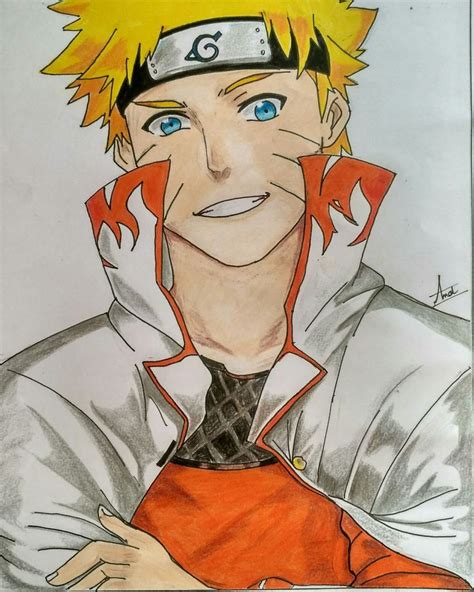 Naruto Uzumaki pencil art | Anime zeichnen, Anime, Zeichnen