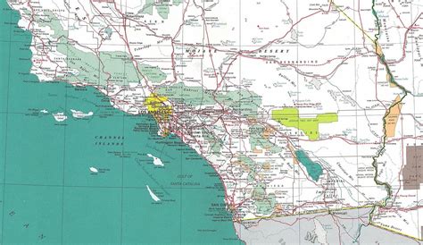 Online Maps: Southern California road map