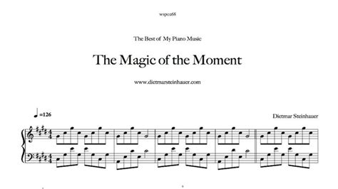 The Magic of the Moment | In this moment, Piano music, Magic