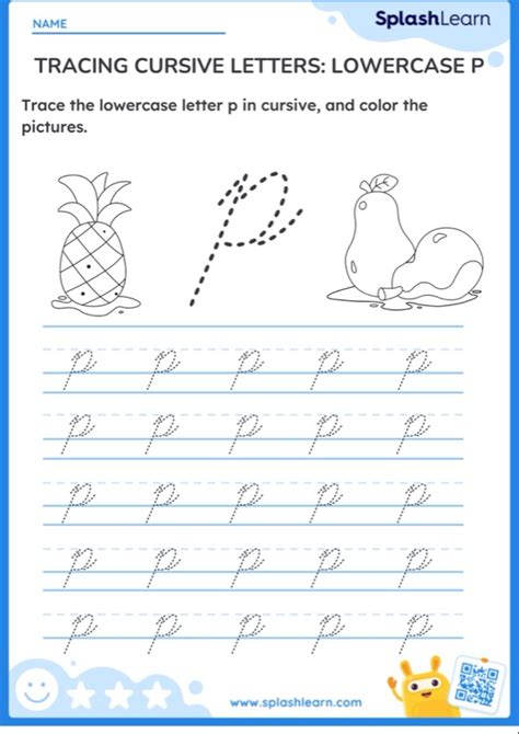 Cursive Writing Worksheets for Kids Online