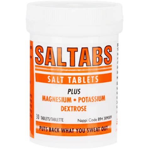 Saltabs Salt Tablets 30 Tablets - Clicks