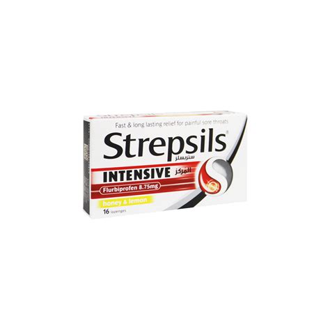 STREPSILS INTENSIVE HONEY & LEMON LOZENGES 16S - VIVAPharmacy