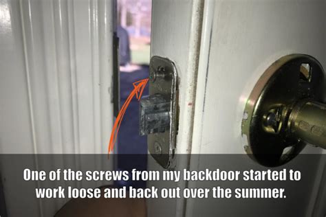 How To Fix A Loose Screw In A Hinge Or Door