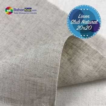 Kain Linen Slub Natural 20x20