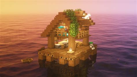 Minecraft┇How to Build a Houseboat - YouTube