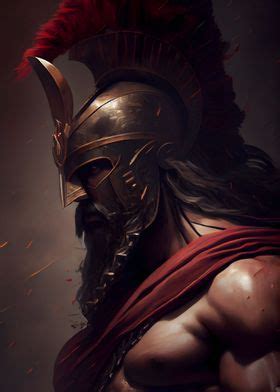 'King Of Sparta' Poster by GoodLifeImages | Displate