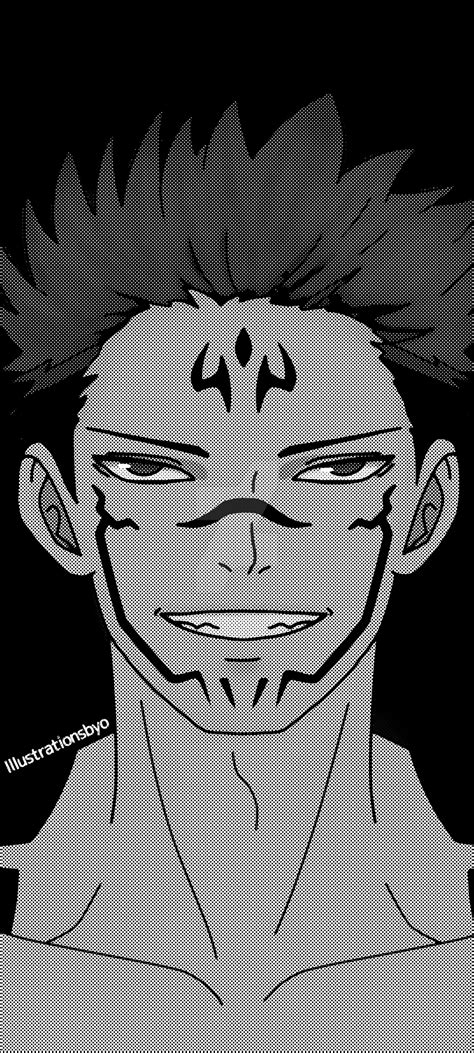 Yuji Itadori And Sukuna Manga Style Jujutsu Kaisen by Illustrationsbyo ...