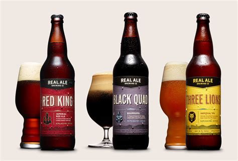 Real Ale Brewing Company Bombers — The Dieline - Branding & Packaging ...