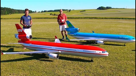 2 HUGE RC MD-11 passenger scale model turbine jet airliner – Canvids