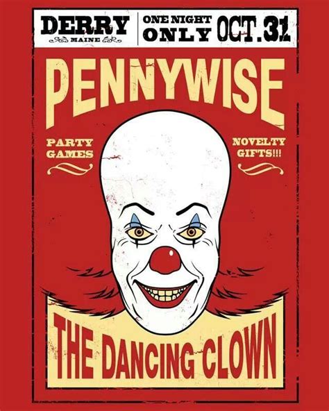 Pennywise carny art. | Horror posters, Horror movie posters, Pennywise ...