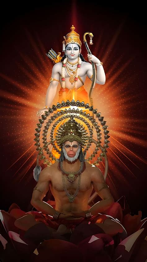 Lord Hanuman Ji, 3d Art, lord hanuman, lord, god, bajrangbali, HD phone ...