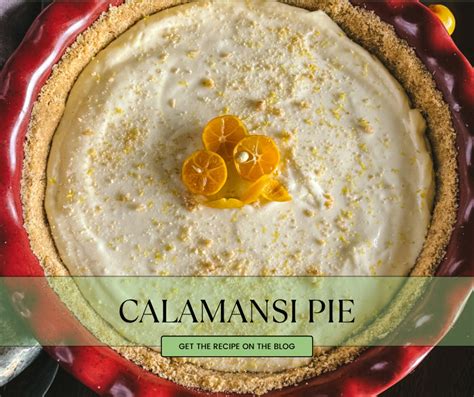 Easy No Bake Calamansi Pie! - summersinwhite.com