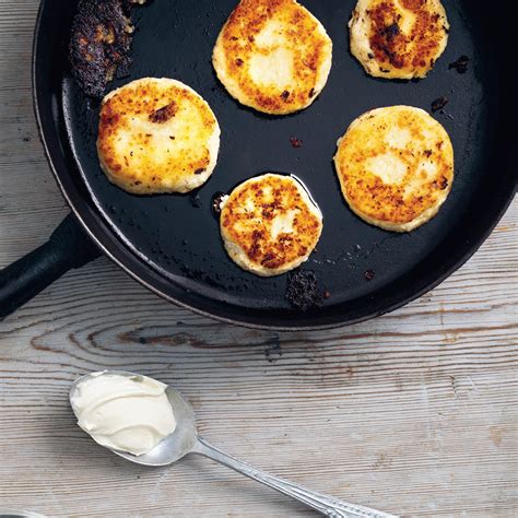 Syrniki (Farmer’s Cheese Pancakes) Recipe | Epicurious