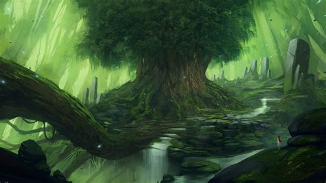 🔥 Free Download Fantasy Forest Wallpaper And Background Image Net by ...