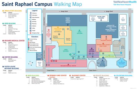 Yale New Haven Hospital Walking Maps