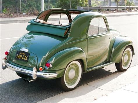 1954 Fiat Topolino Convertible 94071 Miles Green 4 CYL Manual - Classic ...