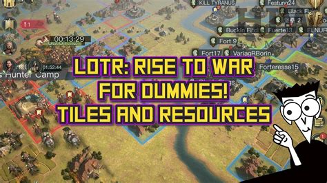 LOTR: Rise to War New Player Guide - Tiles and Resources - YouTube