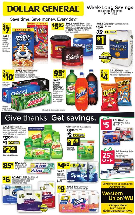 Dollar General Weekly Ads and Circulars from November 17