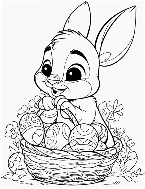 44 Cute Bunny Coloring Pages For Kids And Adults - Our Mindful Life