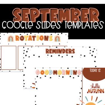 Fall Colors PowerPoint Slide Templates by Teaching Made Eazy | TPT