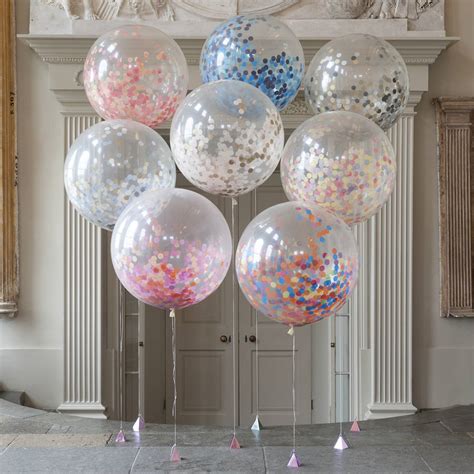 giant confetti filled balloon by bubblegum balloons ...