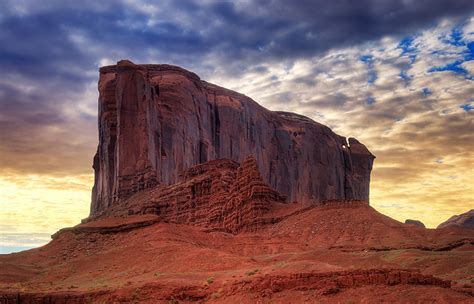 Image USA Monument Valley sandstone Colorado Plateau HDRI Cliff