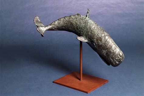 Moby Dick and captain Ahab Sculpture by Morla Morlaesculturas - Fine ...