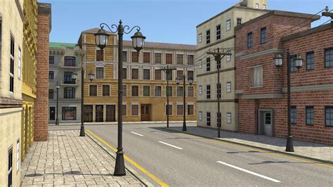 sahil dhir - 3d city street model