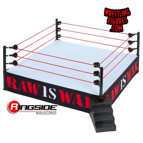 WWE Attitude Era Real Scale Wrestling Ring Playset W/ Kane Ultimate ...