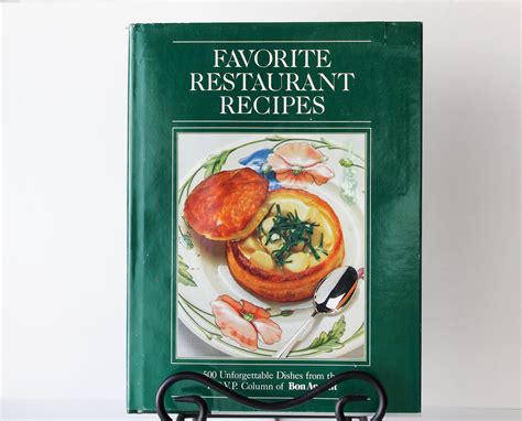 Vintage Bon Appetit R.S.V.P. Favorite Restaurant Recipes 1980s | Etsy ...